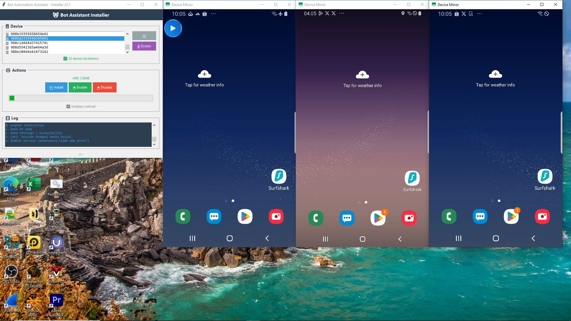 Installer Shopee Live Real Device