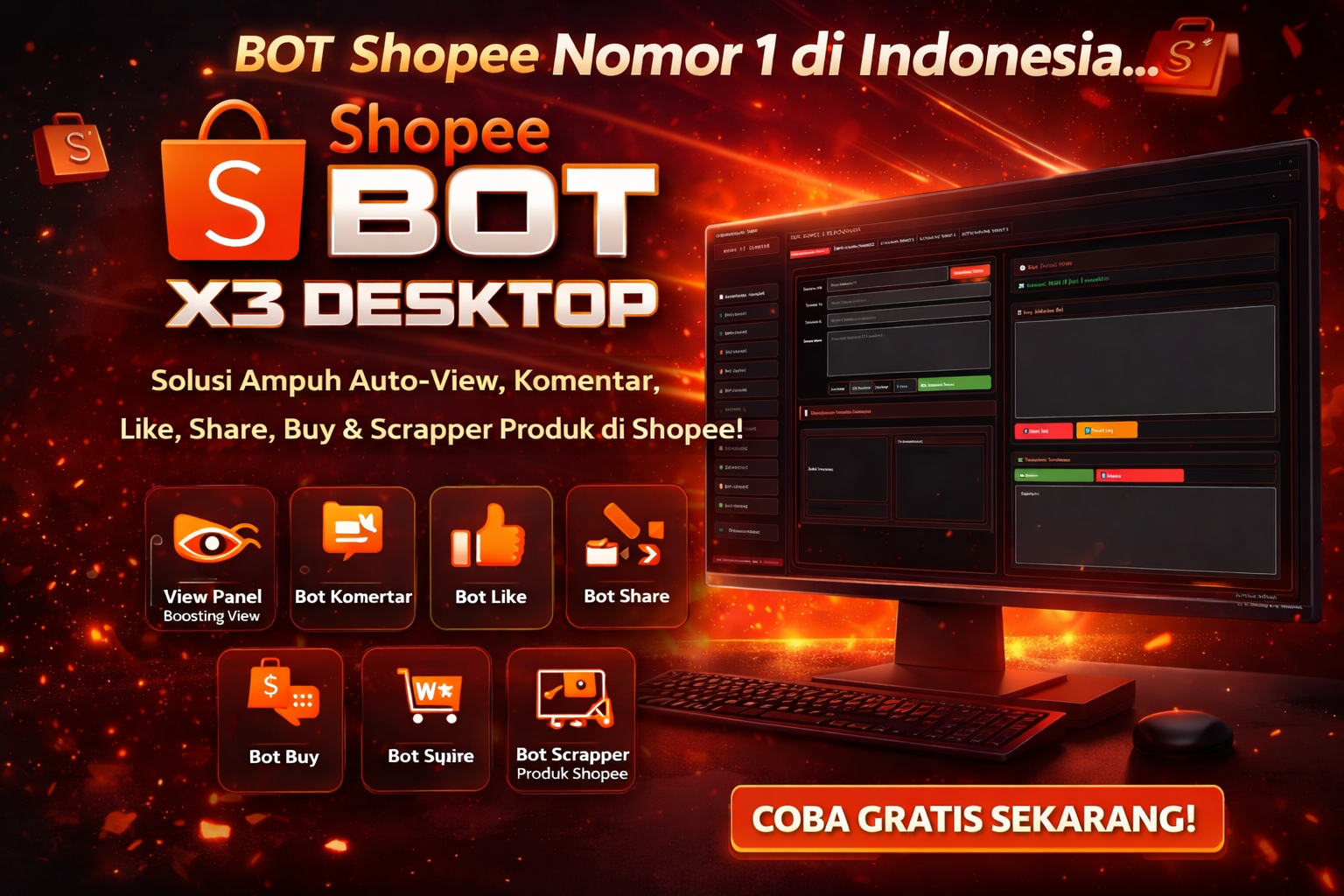 Shopee Bot X3 Desktop